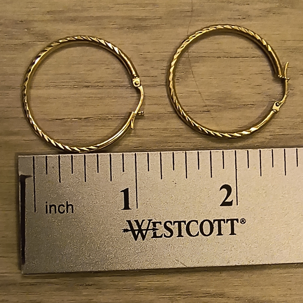 Gold Hoops - image 2